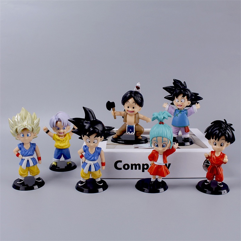 Patung Set Pvc Dragon Ball Goku 7 Buah Unik Untuk Kolektor