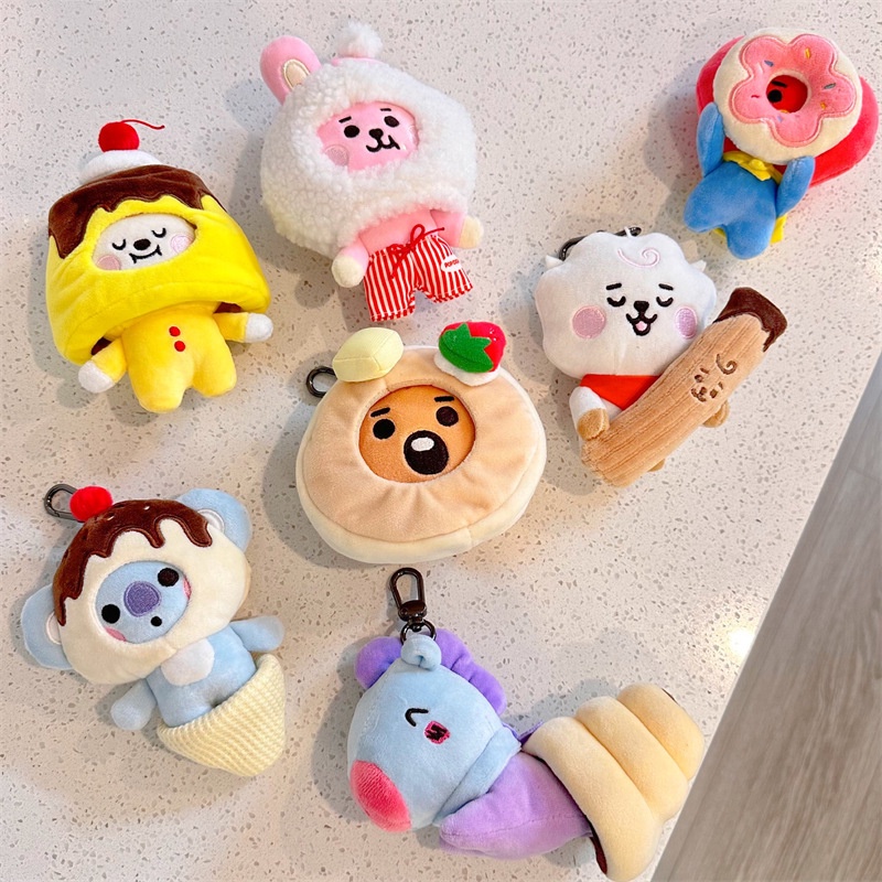 Gantungan Kunci Mewah Karakter Bt21 Pesona Hewan Menggemaskan.