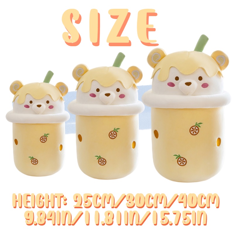 40 Cm/30 cm Cangkir Teh Susu Beruang Mainan Mewah Lembut Plushie Kartun Huggable Teddy Anak Hadiah Dekorasi