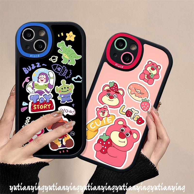 Vivo Y12i Y20 Y35 Y16 Y51 Y20i Y21s Y22 Y17 Y21 Y02 Y91 Y31 Y11 Y22s Y21A V25E Y20s Y15A Y15 Y12 Y30 Y15s Y33s V23E Y91C V23 Strawberry Bear Toy Story Buzz Lightyear Casing Alien