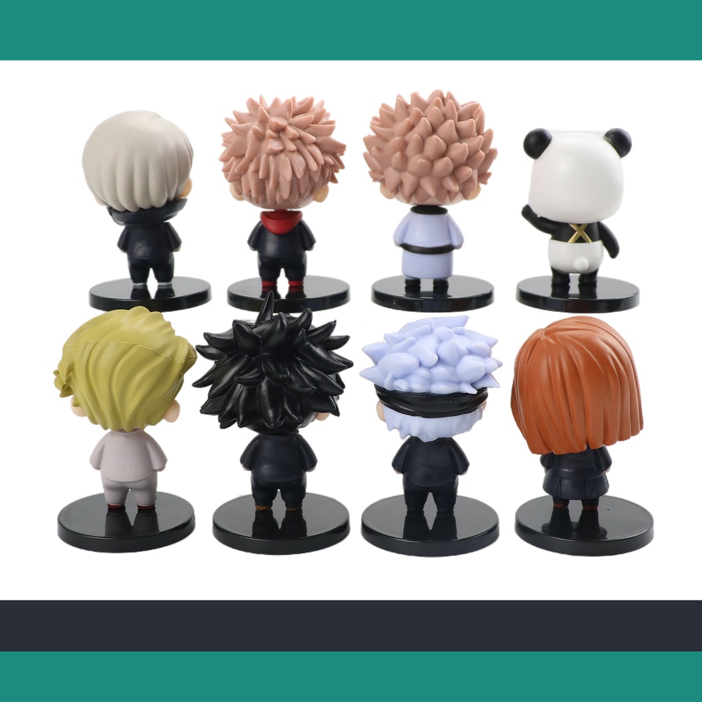 Jujutsu Kaisen Gojo Toge Inumaki Kento Nanami Megumi Nob Figure Model Mainan Boneka