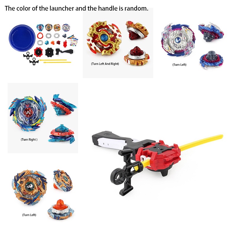 Xd168-6a Beyblade God Series Set 4atasan Alloy Berkualitas Tinggi, Peluncur Dua Arah, Pegangan Plat Pertempuran Cocok Untuk Bermain Bersaing