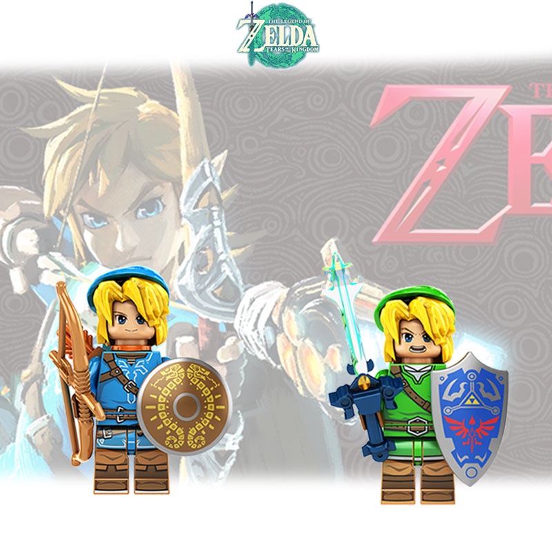 Build Own Your Link 7-10 Buah Balok Plastik Legend Of Zelda