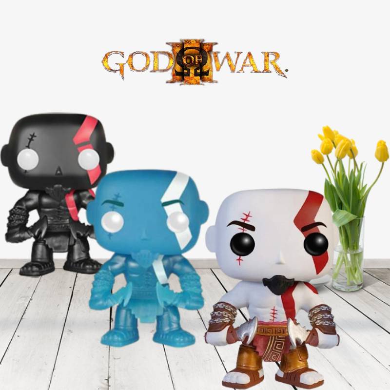 Funko Pop Kratos Action Figure Model Sangat Detail Untuk Pajangan Atau Main