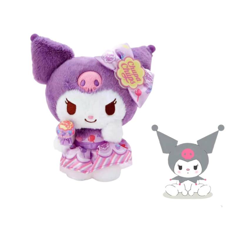 Kuromi Mainan Permen Gantung Mewah, Gaya Kartun Dan Anime, Bahan Lembut Dan Nyaman, Cocok Untuk Semua Usia, Tinggi 16cm