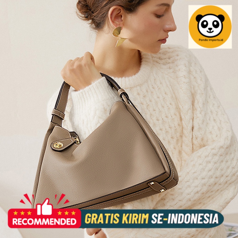 Tas Wanita Premium Premium Bag Kulit Wanita Genuine 2023 Bag Shoulder Crossbody Baru Bag Bag Fashion