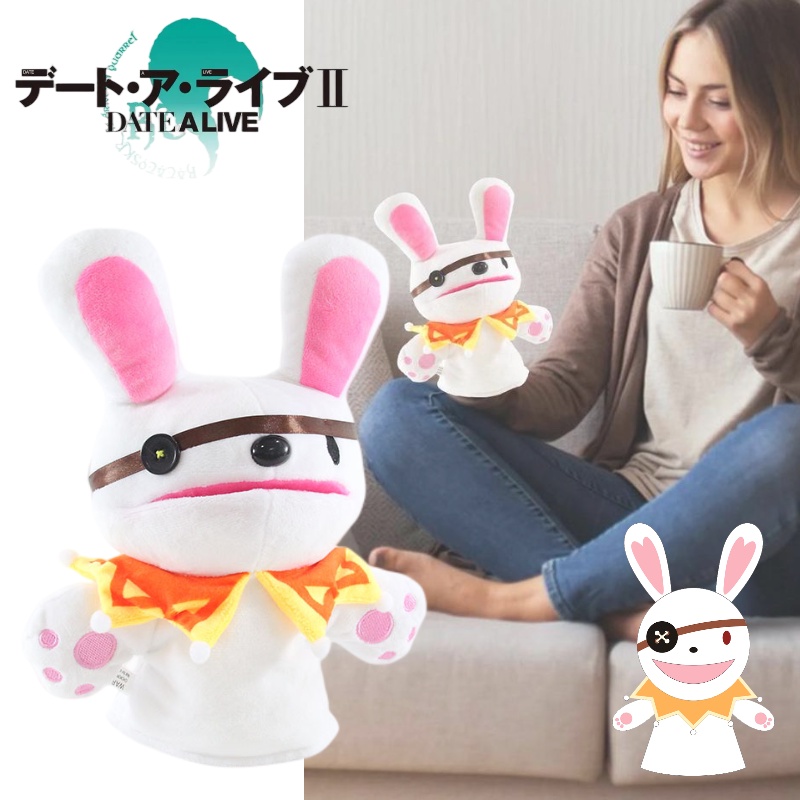 Boneka Tangan Kelinci Lembut Dan Cuddly Dari Tanggal A Live Anime, Hadiah Cocok Untuk Fans