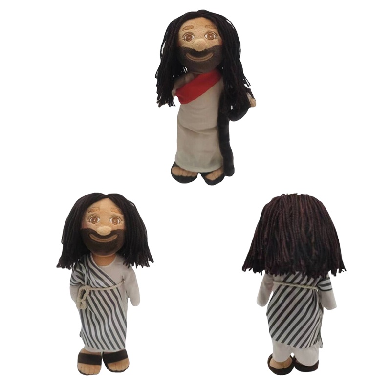 Jesus Walker Plush Doll Boneka Lembut Mainan Anak Hadiah Ulang Tahun Natal Decor