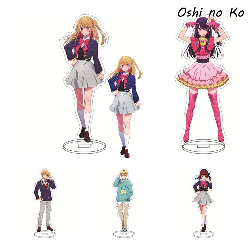 Oshi No Ko Double-Layer Acrylic Stand Sign Hoshino Ai Figure Fans Hadiah Hiasan