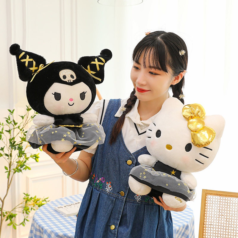 Boneka Kurumi Lucu Grosir Mainan Mewah Katie Kucing Boneka Binatang Mainan Perempuan