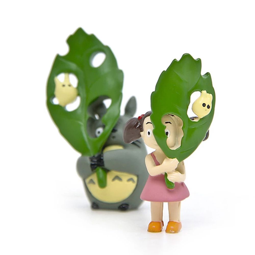 Planter Sukulen Lucu Dengan Patung Totoro Dan Mei