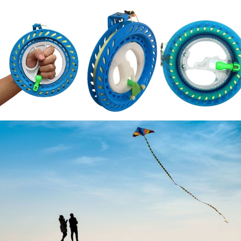 High-quality Gulungan Layangan Plastik Dengan Bantalan Halus- Pilihan Biru Dan Biru Kristal