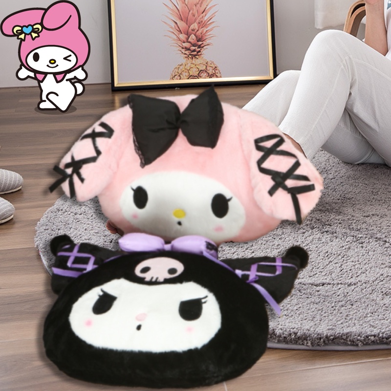 Bantal Boneka Binatang Kartun Lucu Sanrio Kuromi And My Melody Party Theme Cushion