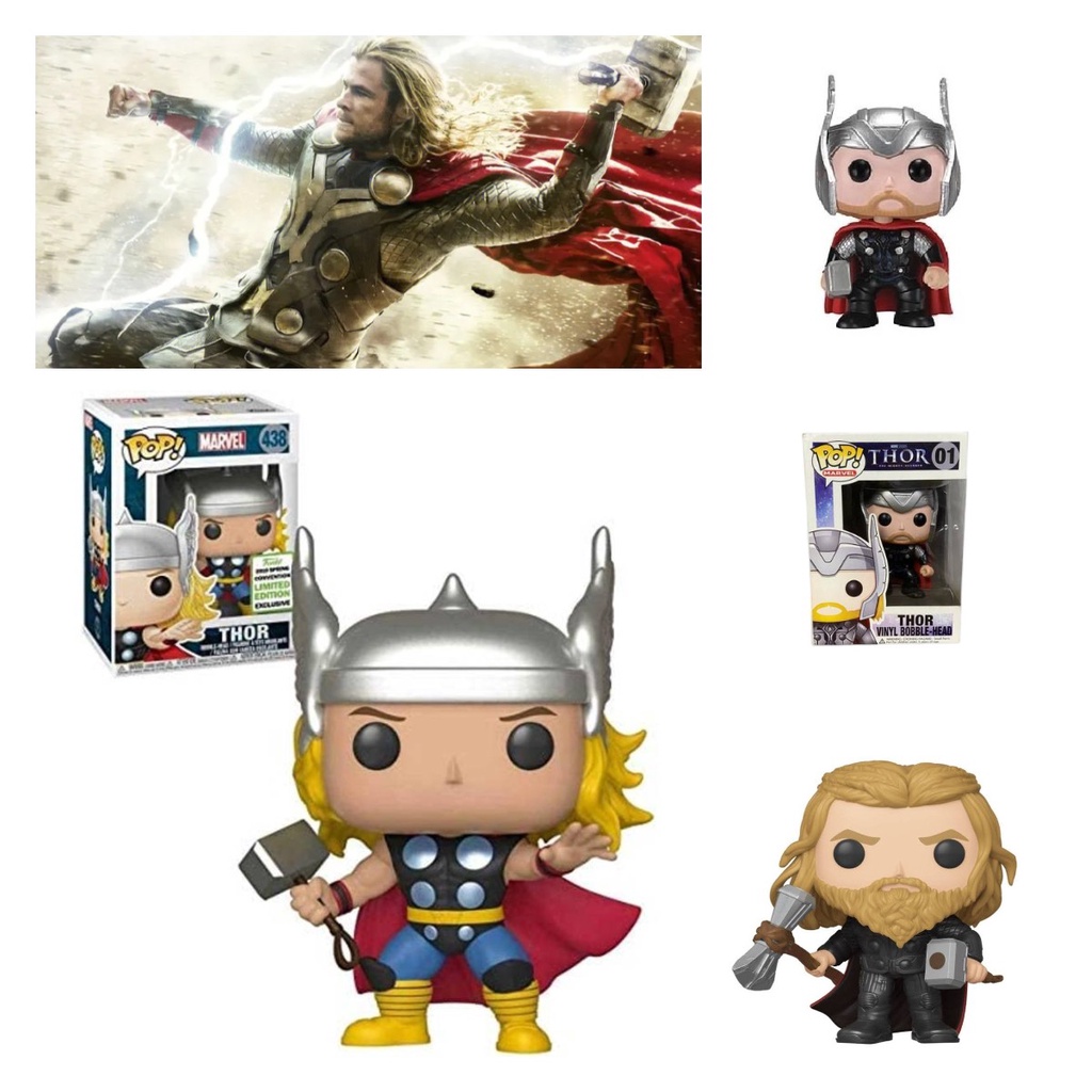 Koleksi Pvc Marvel Thor God Of Thunder Kerajinan Tangan 9cm