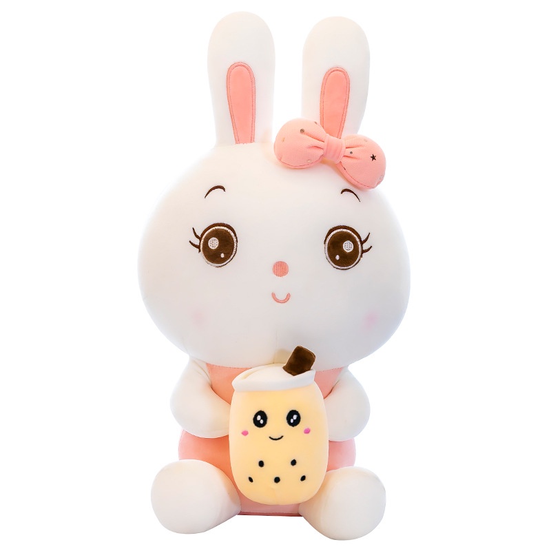 Tea Cup Bunny Plushie Dengan Isian Penuh Dan Ketahanan Kuat