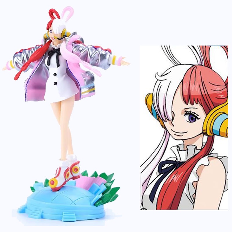 25.5 cm ONE PIECE FILM RED World Singer Uta PVC Model Koleksi Art Patung Ornamen