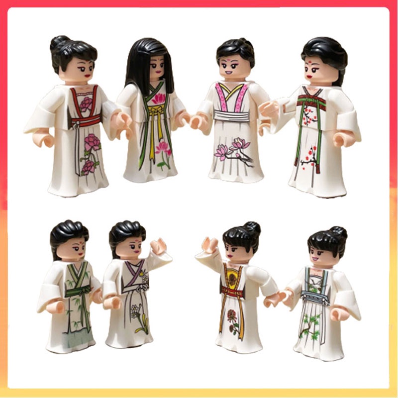 Baju Adat China Hanfu Dan Han Clothing Inspired Building Blocks