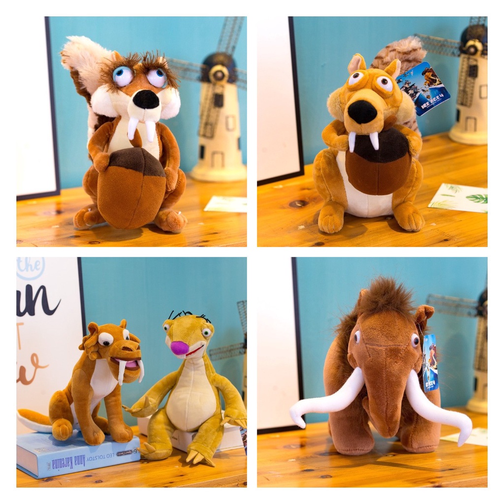 Mainan Mammoth Manusia Hidup Bahan Plush Cocok Untuk Kolektor Pecinta Hewan Dan