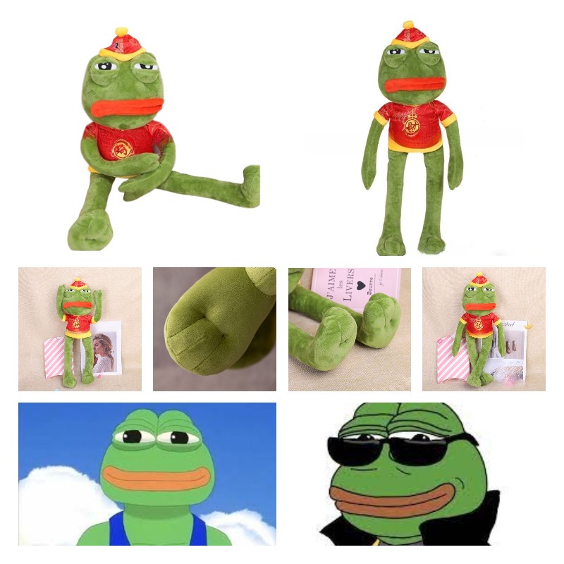 Ekspresikan Emosimu Dengan Katak Sedih Kami Plushie Pepe Kodok