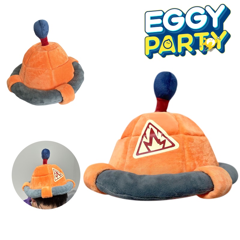 And Soft Cuddly Landmine Hat Plushie, Cocok Untuk Permainan Telur Pesta