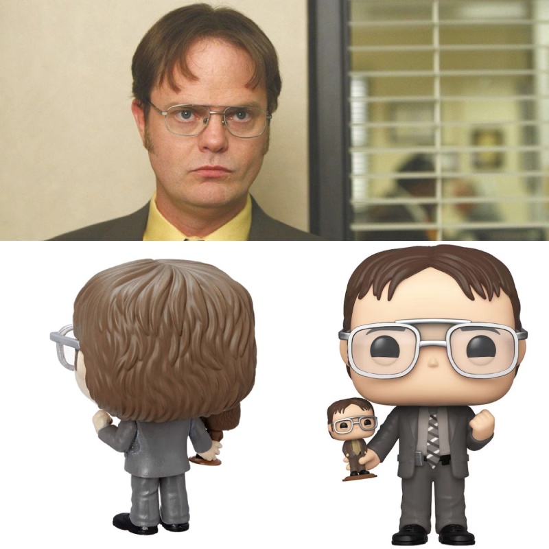 Action Figure Dwight Schrute Kantor 10cm Replika Sangat Detail Dengan Fitur Realistis