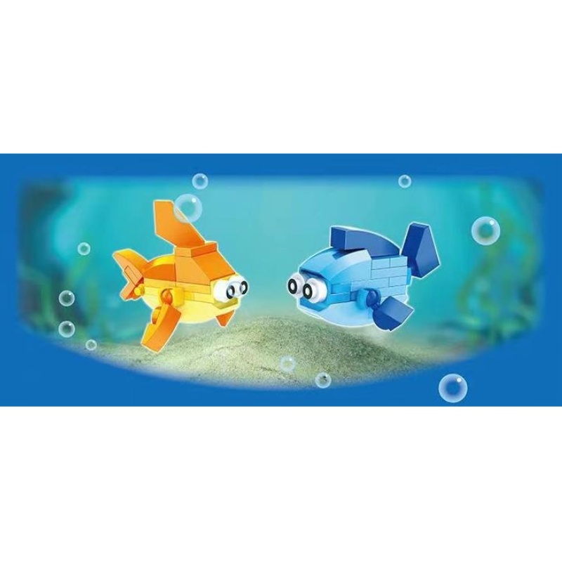 Finding Nemo Ocean World Early Learning Building Blocks Mainan Anak Hadiah