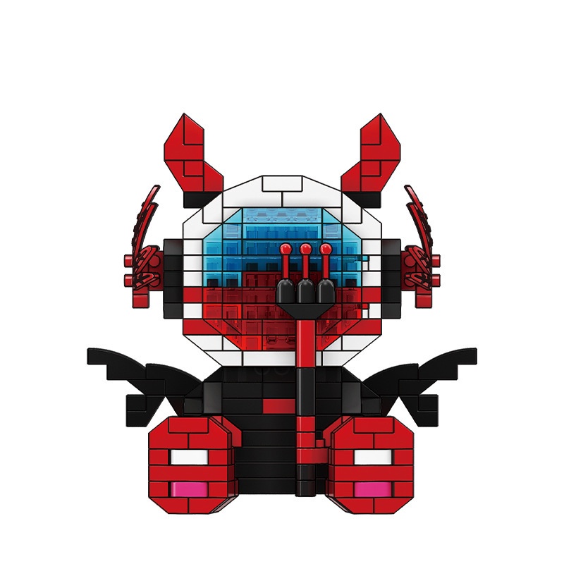 Magic Zone Animal Space Man Astronot Anak Susun Mainan Blok Bangunan