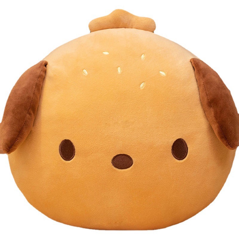 Bantal Tidur Boneka Plush Nap Hamburger Dog Irresistible Untuk Semua Usia