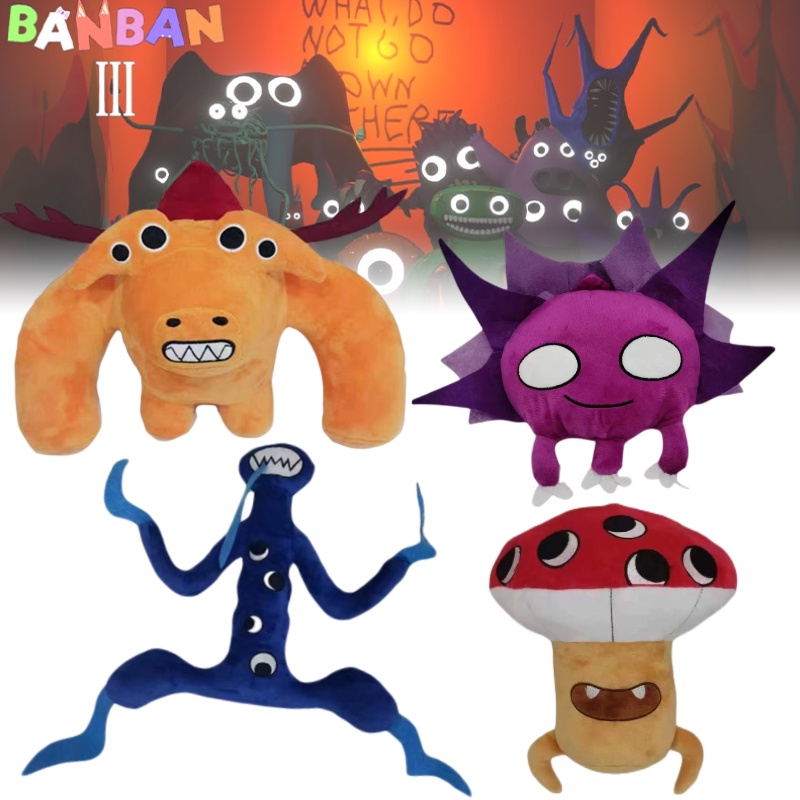 Garten Of Banban Mainan Mewah Game Creatures Plushies Lucu Bantal Decor Anak Hadiah