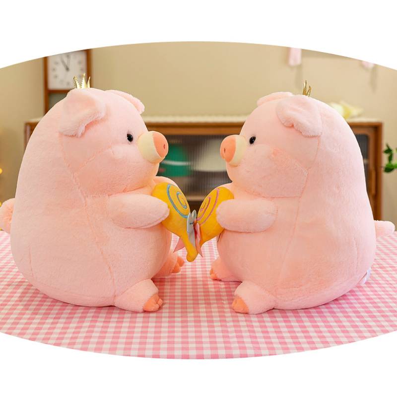 30 cm Lucu Mahkota Lolipop Babi Mainan Mewah Boneka Boneka Bantal Anak Kid Hadiah Dekor 11.8 &quot;