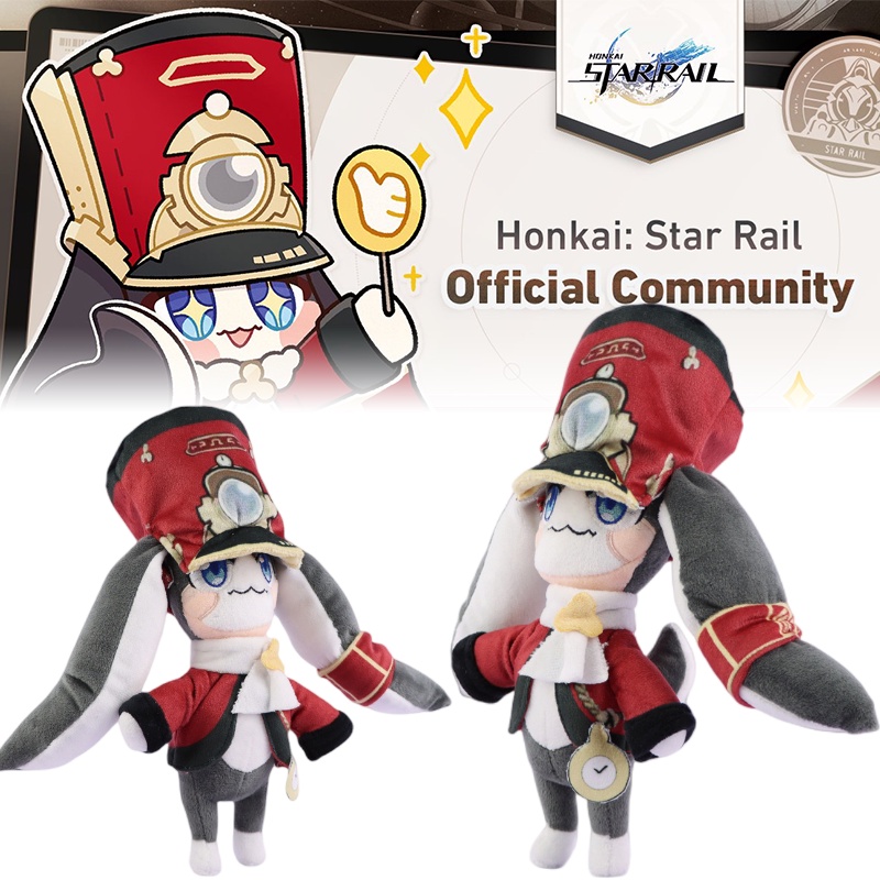 Honkai Rel Bintang pom-pom Mainan Mewah Boneka Boneka Anjing Berambut Pendek Warna Pam Dengan Pp Katun 28cm