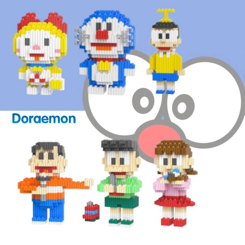 Set Bata Anak Karakter Doraemon Kreatif Berukuran Besar