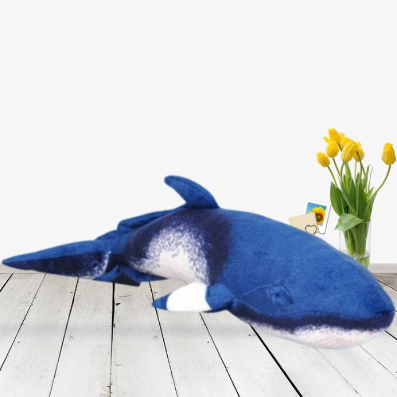 Ocean Plush Whale Series Nap Pillow Hadiah Kecil Blue Whale Plush Lumbar Bantal Anak