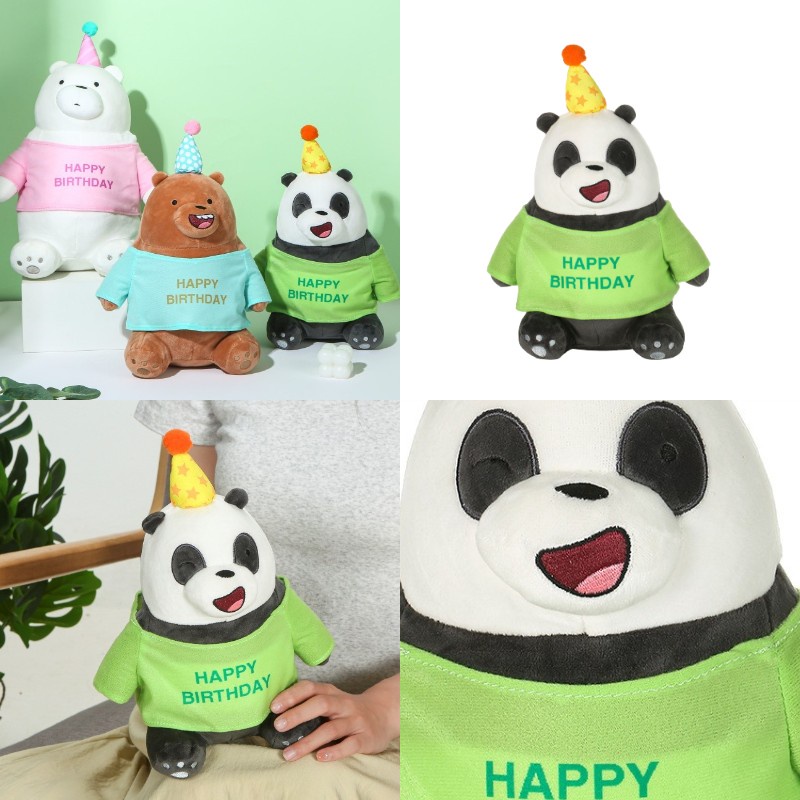 Boneka Beruang Polar Happy Birthday Fun And Festive Untuk Anak Dan Dewasa