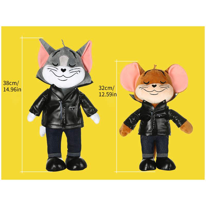 Super Lembut Dan Cuddly Tom Cat And Jerry Mouse Plushies Mainan Sehat Dan Ramah Lingkungan Untuk Semua Usia Dan 32cm)