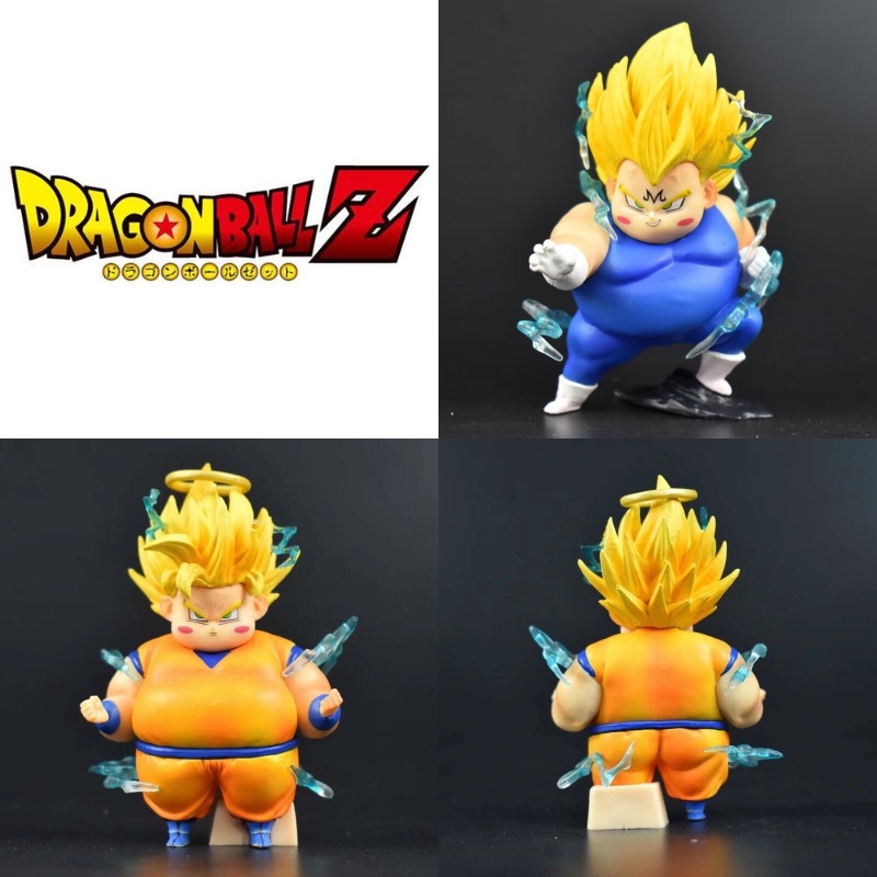 Figure Koleksi Dragon Ball Gk Series Super Saiyan Goku Dan Vegeta Tinggi 9cm Dan 8cm Karakter Hidup Dan Realistis