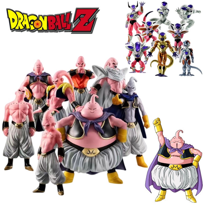 Patung Pvc Dragon Ball Z Warna Warni Majin Buu, Frieza Dan Lainnya 8buah/set