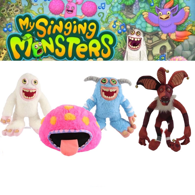 30cm My Singing Monsters Maw Mammott Langka Mammott Mainan Mewah Anak Hadiah Boneka Boneka