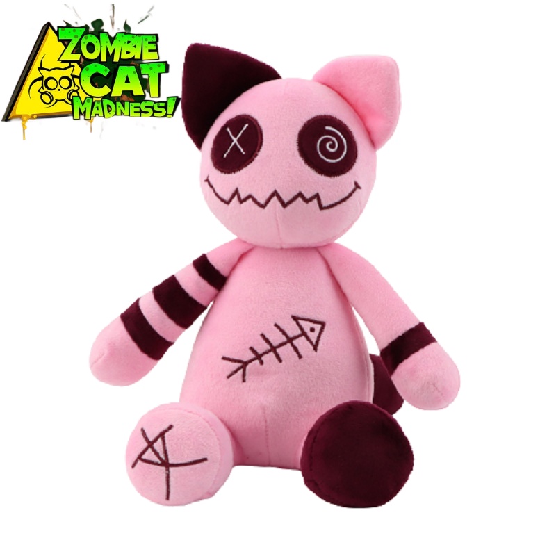 Boneka Kucing Zombie Desain Hewan Unik Bagus Untuk Kolektor