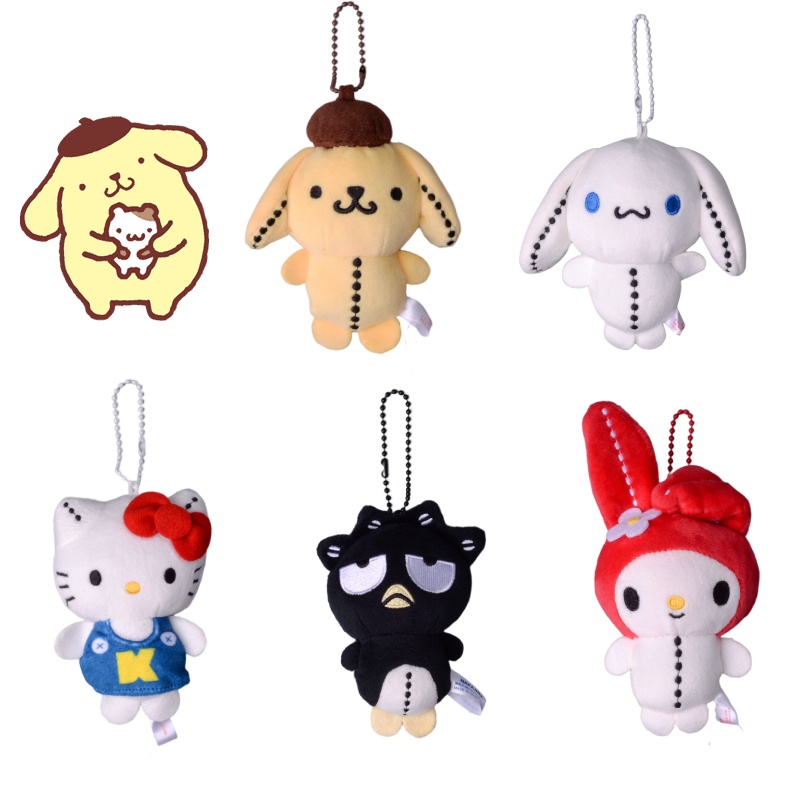 Sanrio Sewing Plush Toy Ideal Untuk Kolektor Atau Sebagai Souvenir 9*6cm