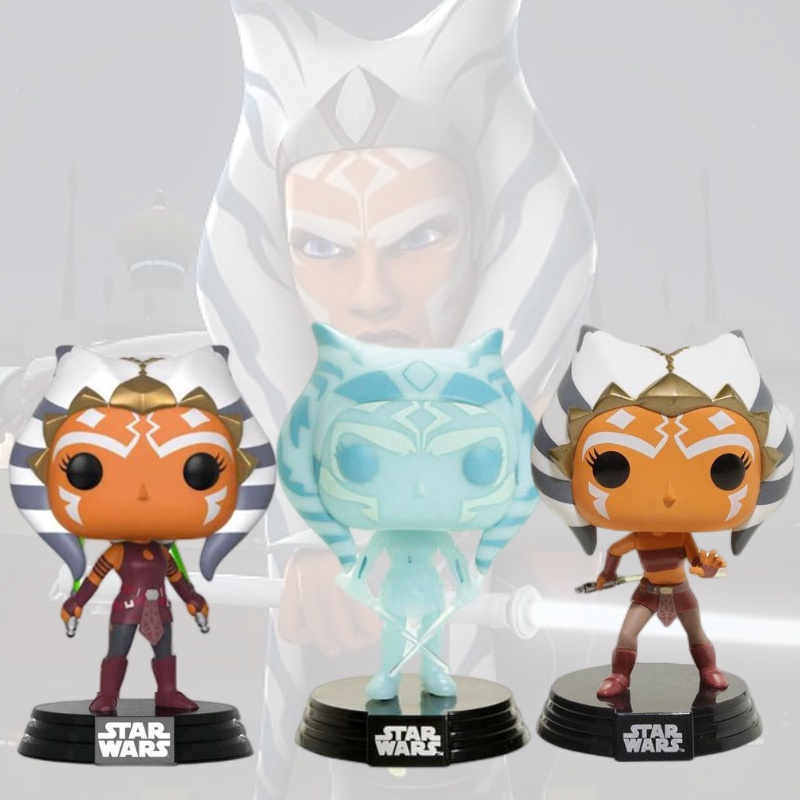 Funko Pop Star Wars Ahsoka Model Figure Tinggi 9cm Mainan Koleksi