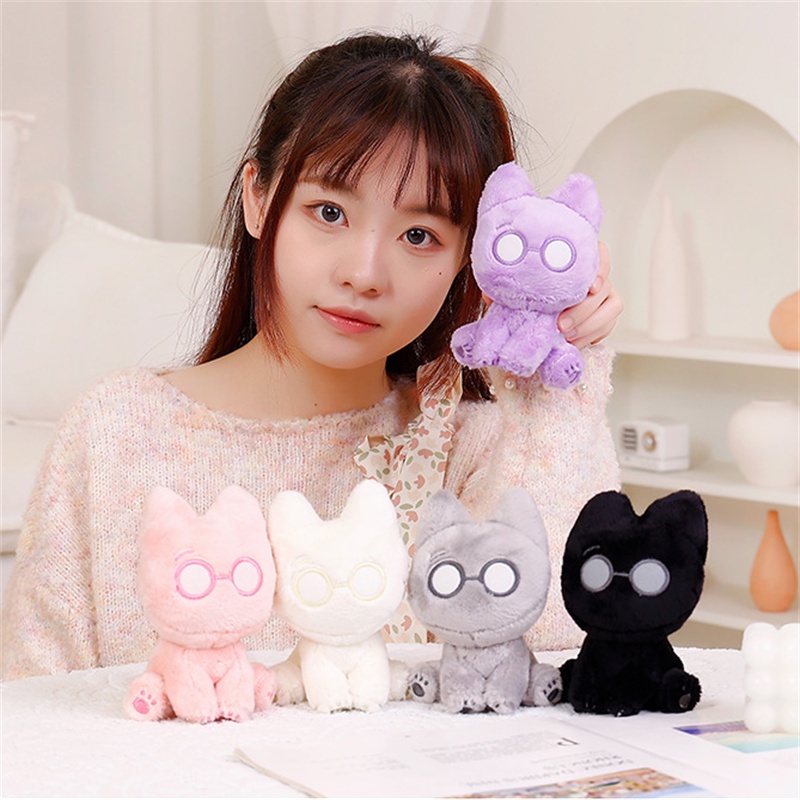 Plushie Kucing Menawan Dengan Isian Katun Pp Bagus Untuk Pajangan Dan Peluk