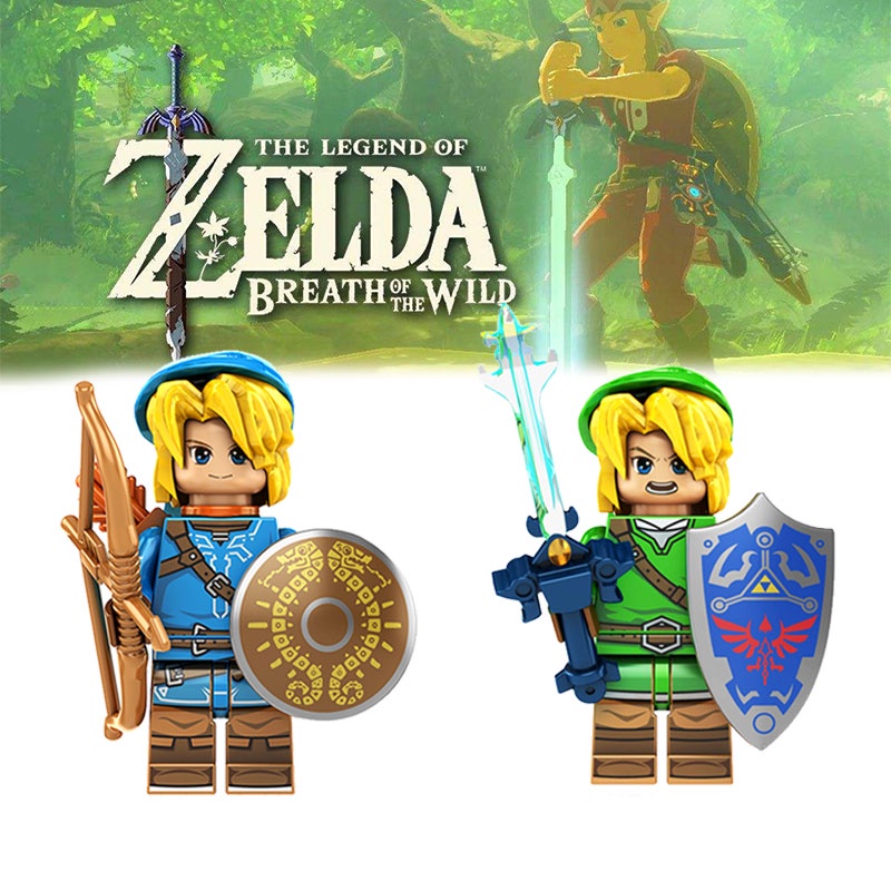 Build Own Your Link 7-10 Buah Balok Plastik Legend Of Zelda