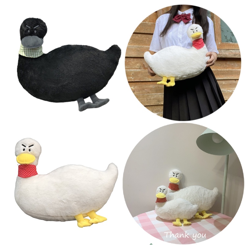 Catfan Duck Boneka Lembut Binatang Desain Kartun Menggemaskan Isian Katun Pp Cocok Untuk Anak Dan Remaja90Karakter