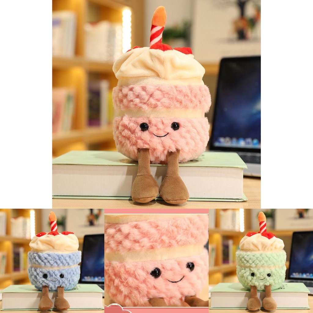 Boneka Mainan Mewah Jellycat Super Lucu Kue Ulang Tahun Hadiah Natal