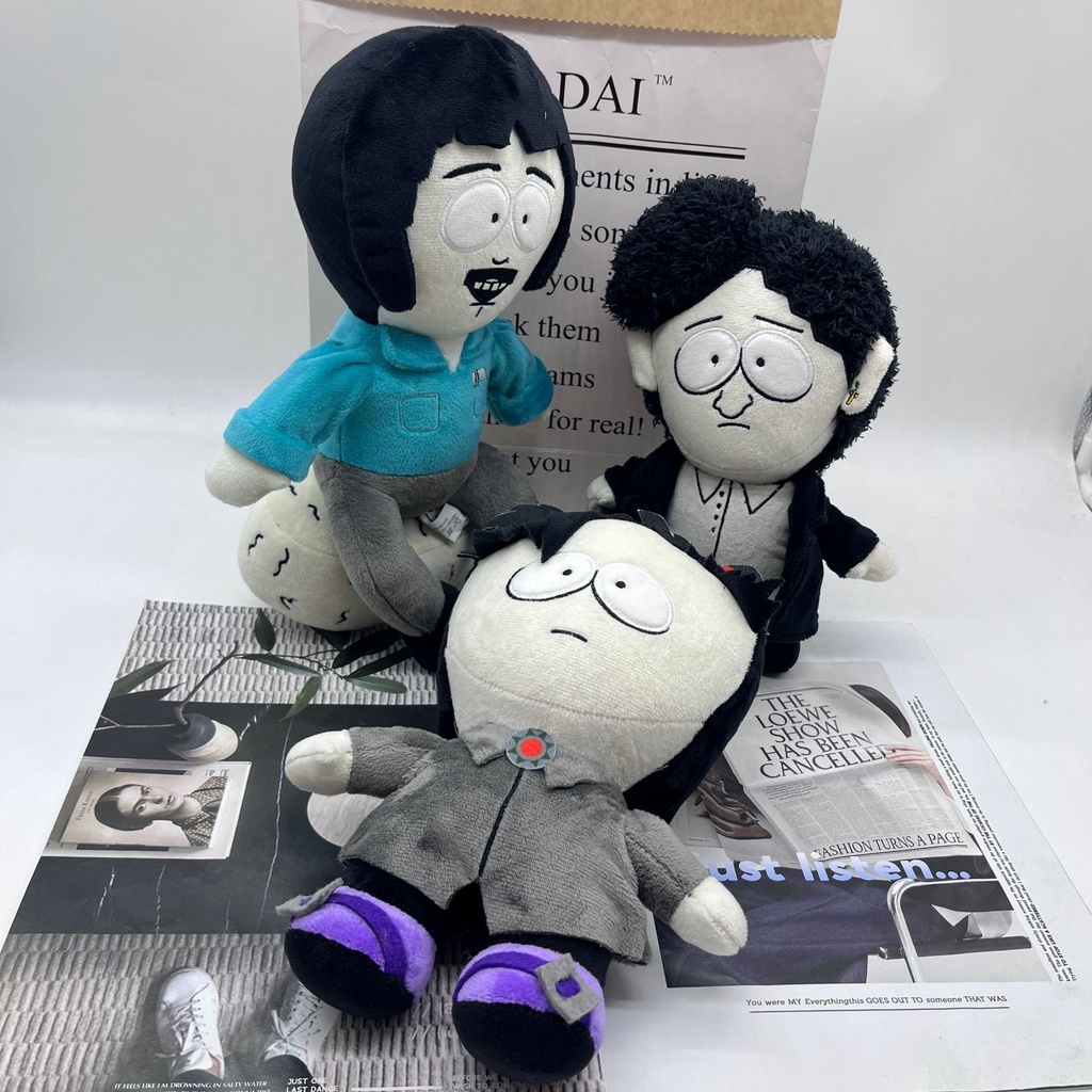 South Park Goth Style Mainan Mewah Boneka Lembut Kipas Game Anak Koleksi Hadiah