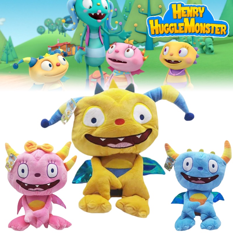 Henry the Cartoon Monster Plush Toy Penambahan Yang Menyenangkan Dan Warna Warni Mainan Koleksi Anak Anda