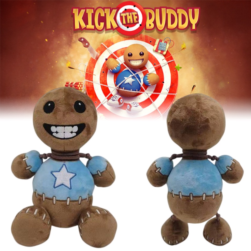 Wayang Man Game Buddy Kristal Mewah Bulu Halus Coklat Tinggi 30cm Bahan Katun Pp Import