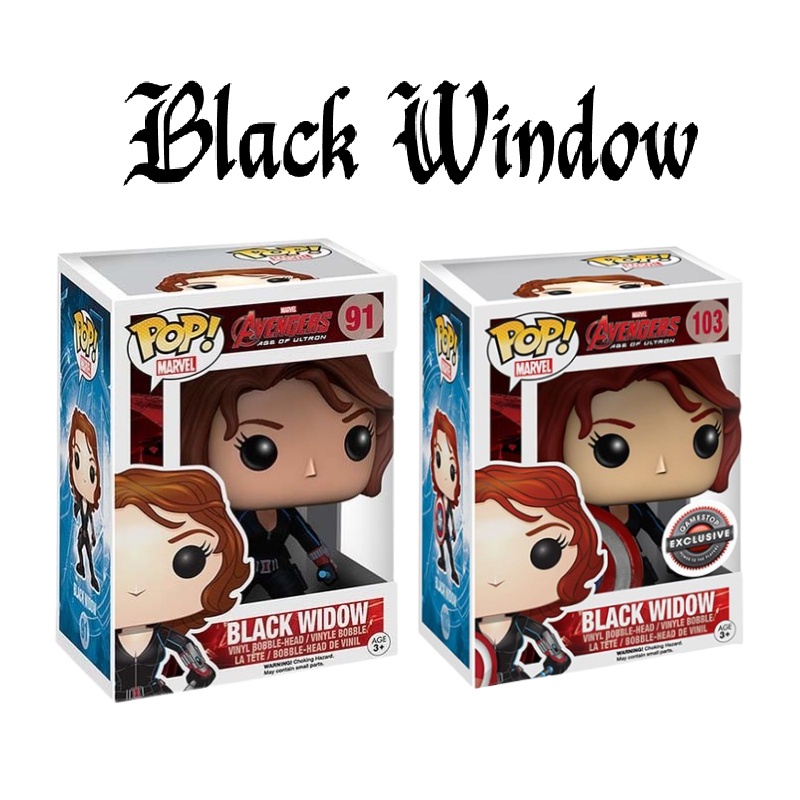 Figur Pvc Janda Hitam Menggemaskan Dari Zaman Ultron By Funko Pop!