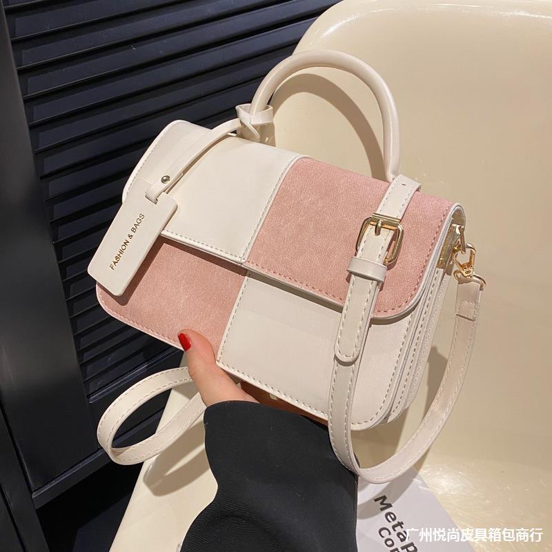 [ New Trend ] Tas Wanita Import  Bekas kecil warna populer tahun ini kontras untuk wanita 2023 baru 